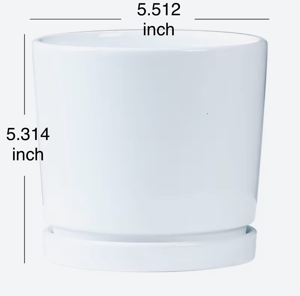 White Planter Indoor/Outdoor